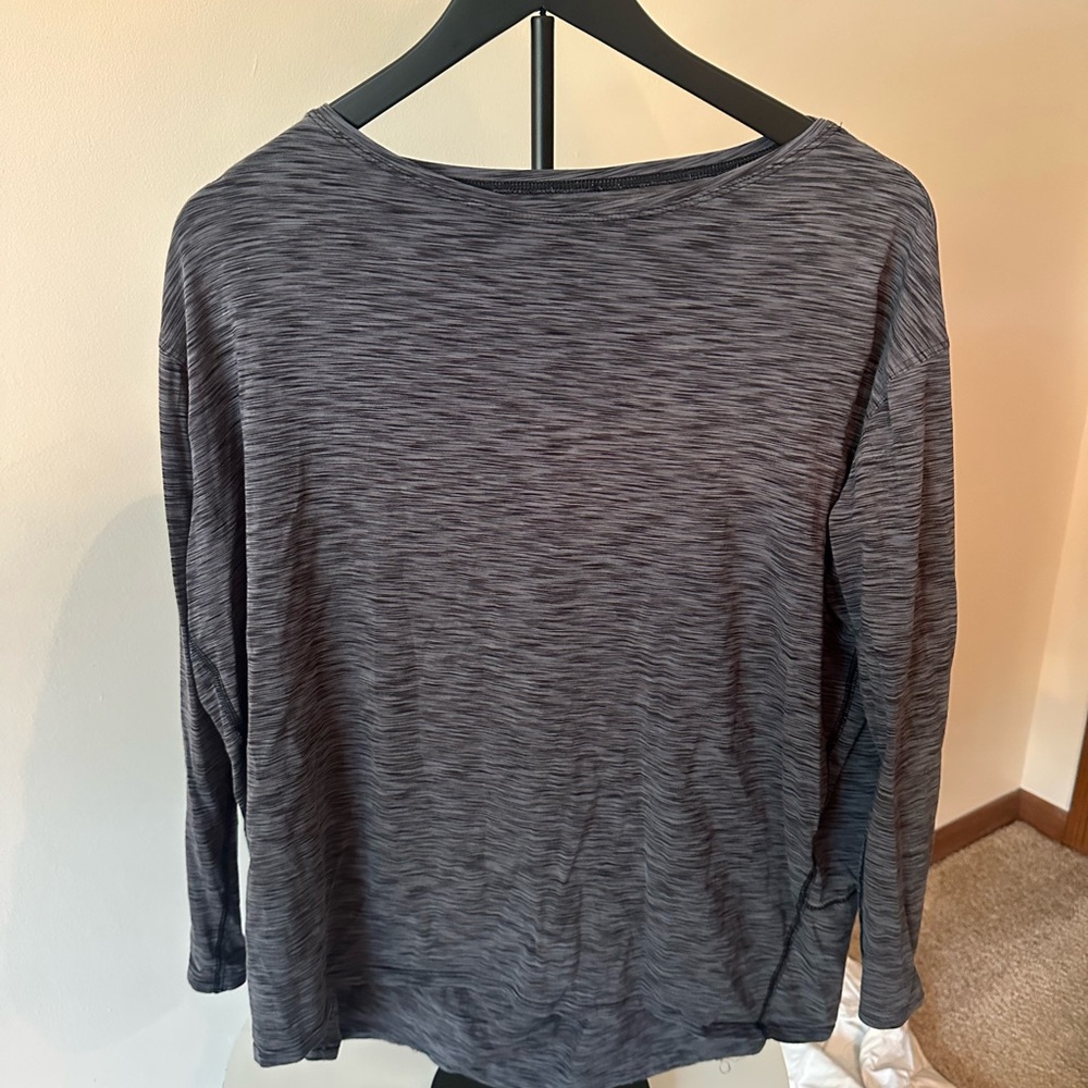 lululemon athletica Gray Long Sleeve Top
